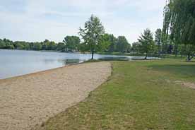 Strand am Kiebitzsee