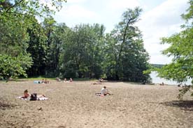 Badestrand am Sacrower See