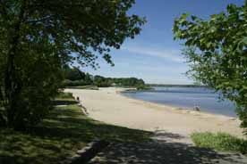 Seestrand Großkoschen am Senftenberger See